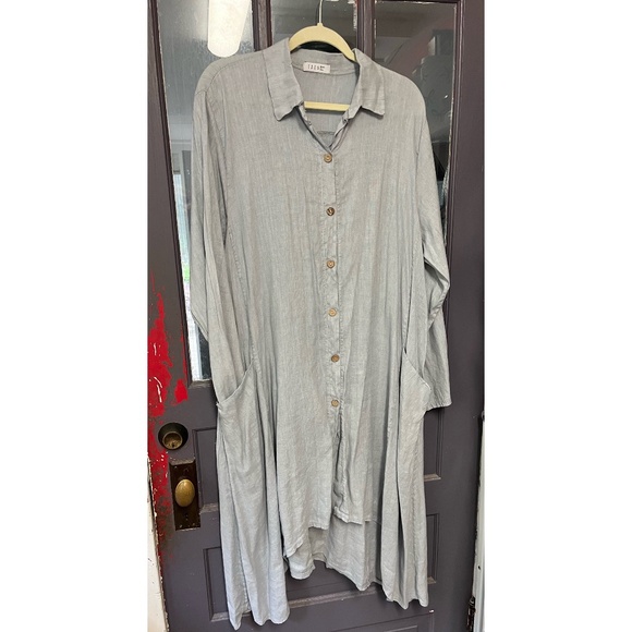 Saga XL Boho Artsy Long Sleeve Dress - Picture 1 of 5